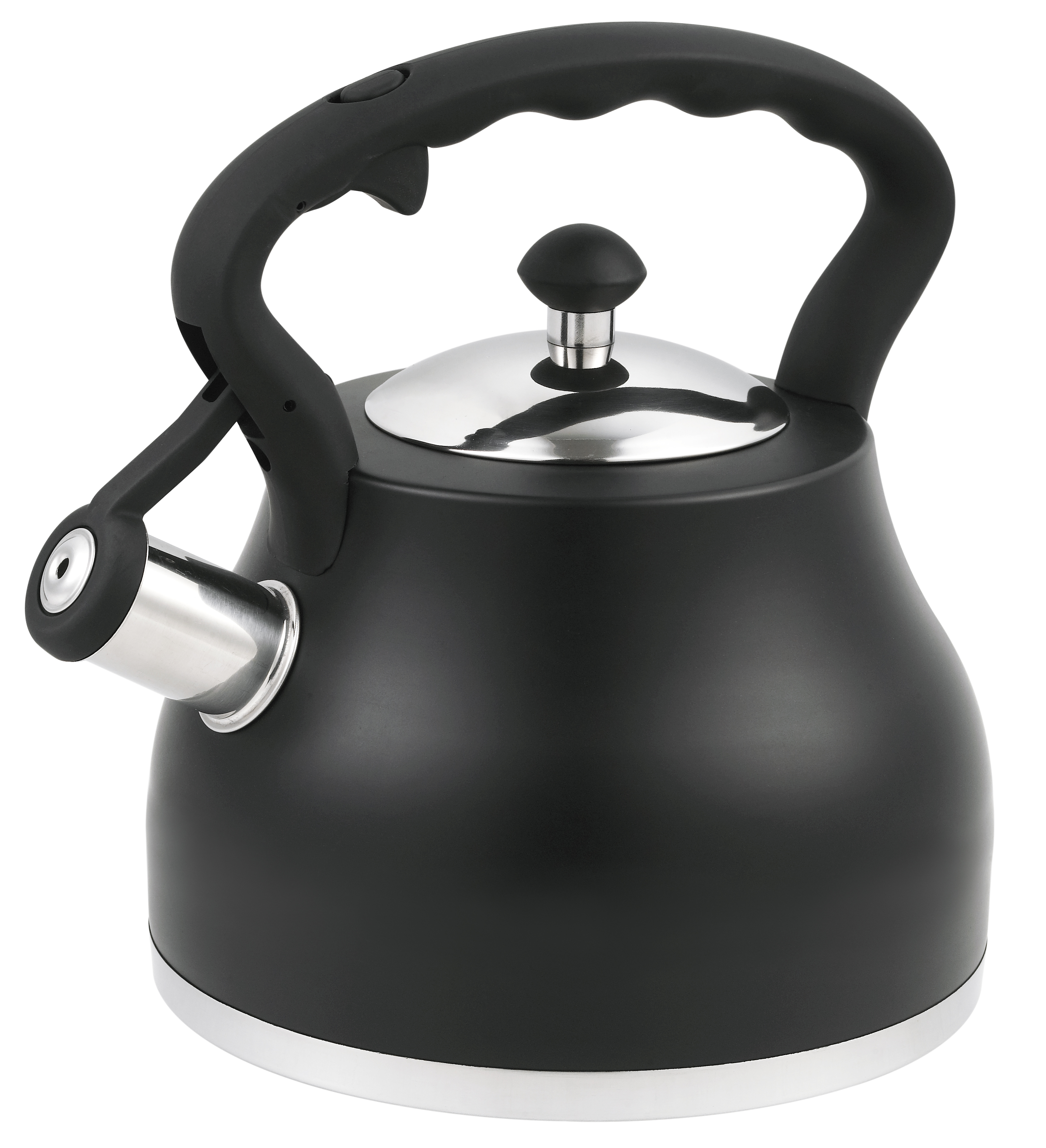 2.7L Food Grade Stainless Steel Whistling Kettle with Heat-proof Handle
