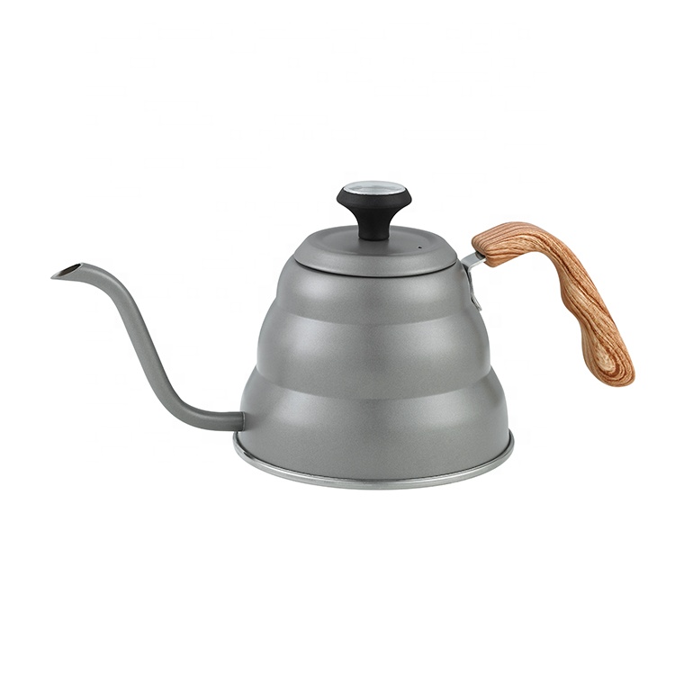 Multifunctional Wholesale Hot Selling Gooseneck Kettle Stainless Steel Pot Custom Modern Coffee Teapot With Nylon
