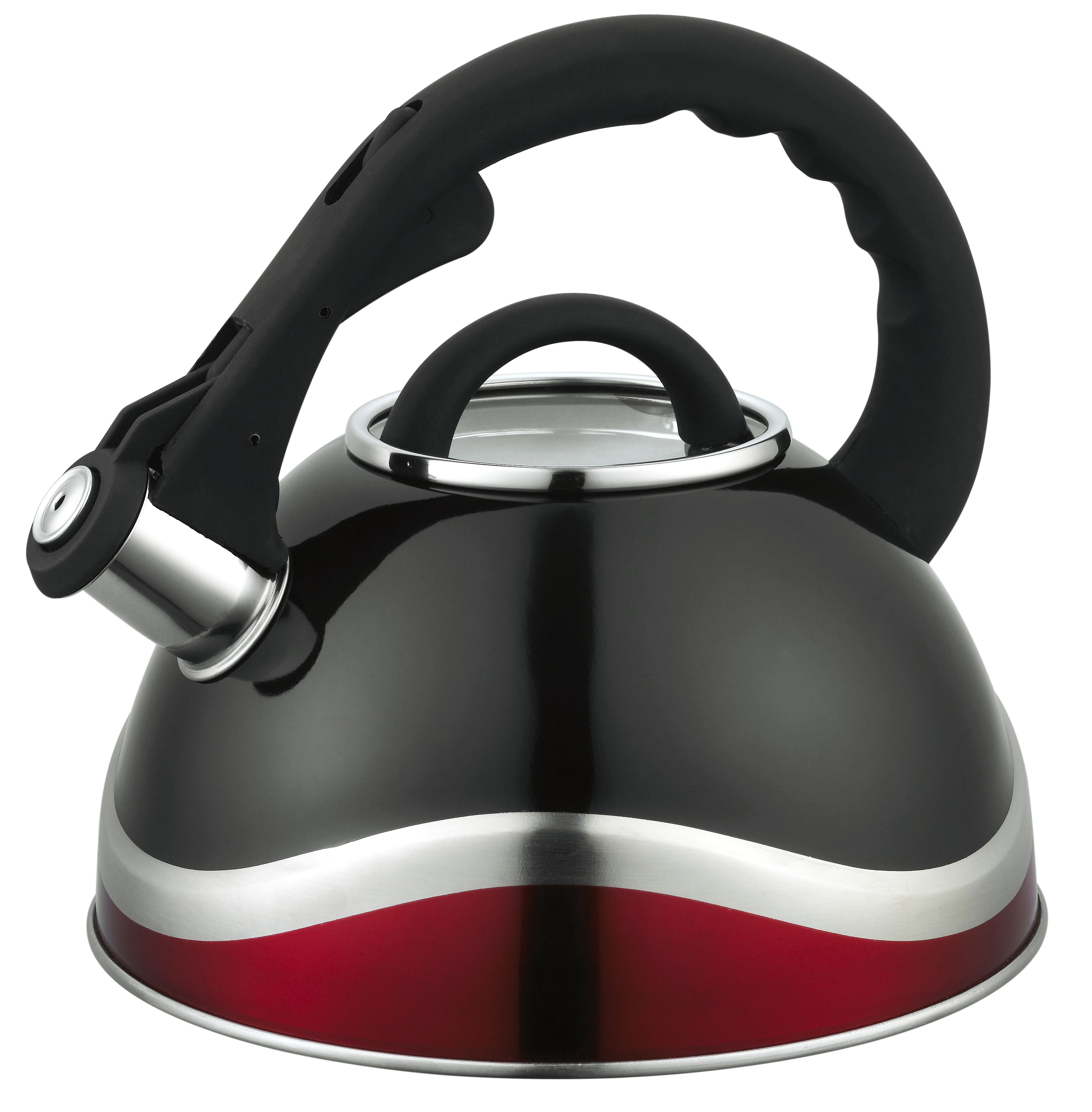 Coating Whistling Tea Kettle For Stovetop Quart Stainless Steel Teapot Loud Whistle